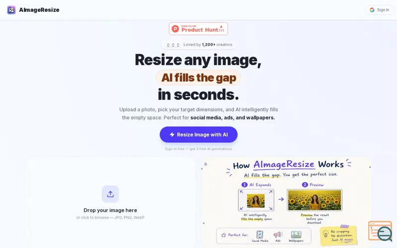 Screenshot of AImageResize