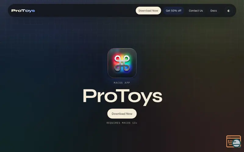 Screenshot of ProToys