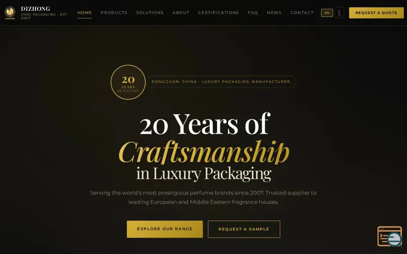 Screenshot of DIZHONG