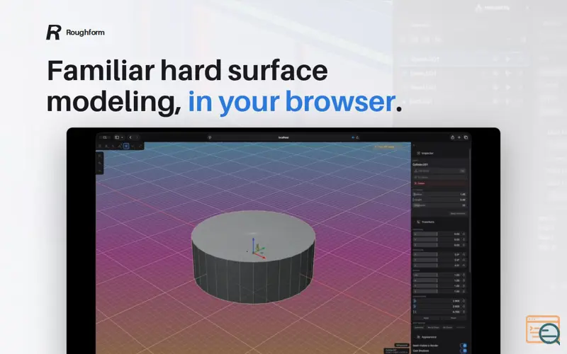 Screenshot of Roughform