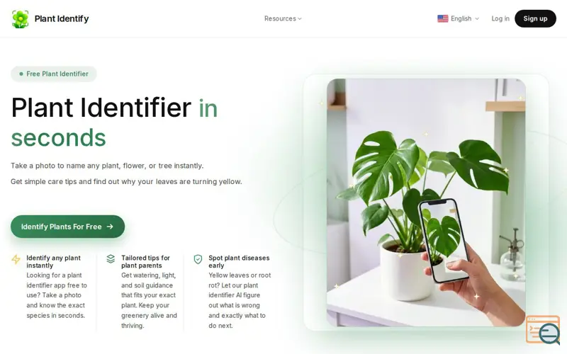 Screenshot of Plant Identify