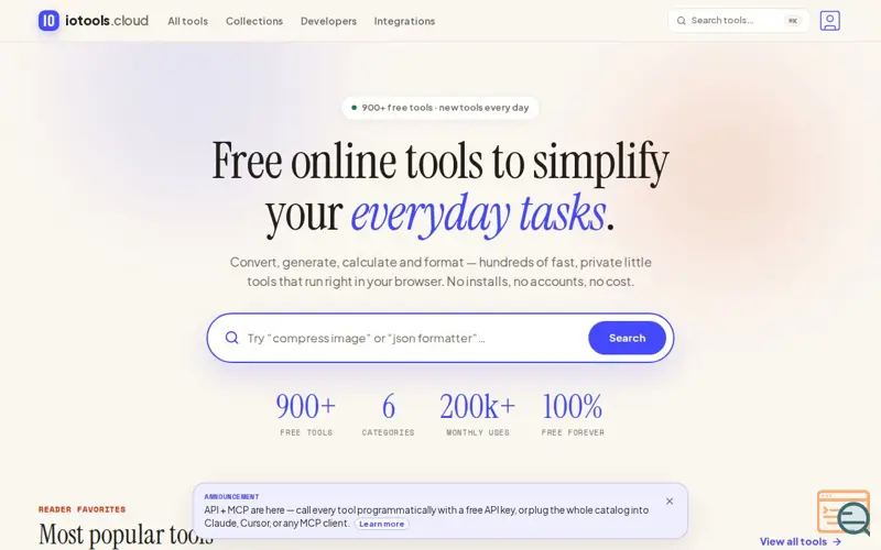 Screenshot of IO Tools 3.0 (Revamp)
