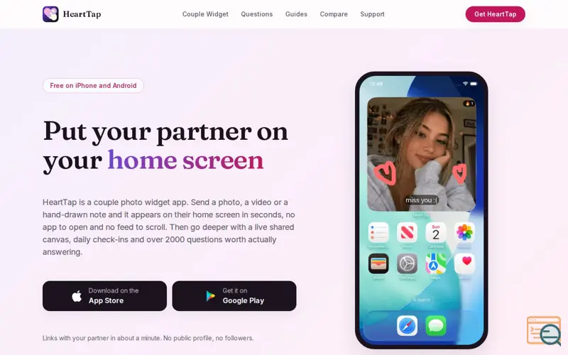 Screenshot of HeartTap