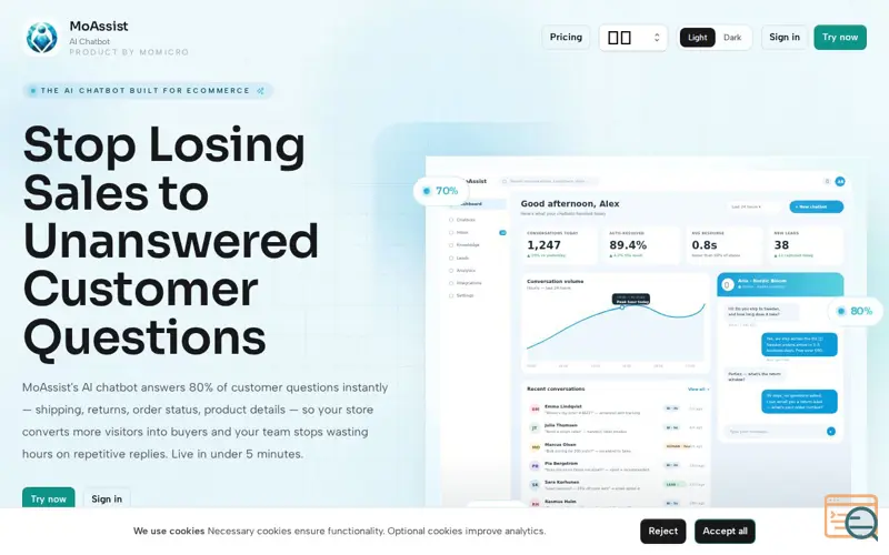 Screenshot of MoAssist