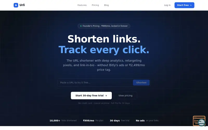 Screenshot of Urli by Ideasprout