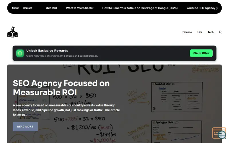 Screenshot of Readmane