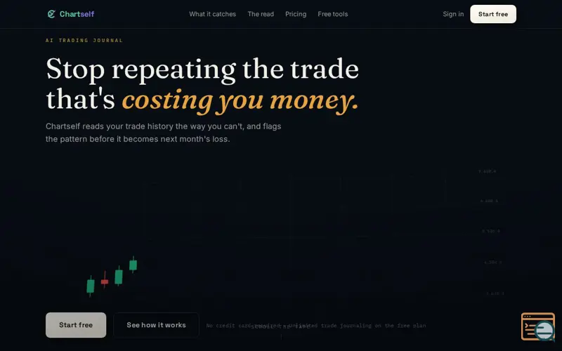 Screenshot of Chartself