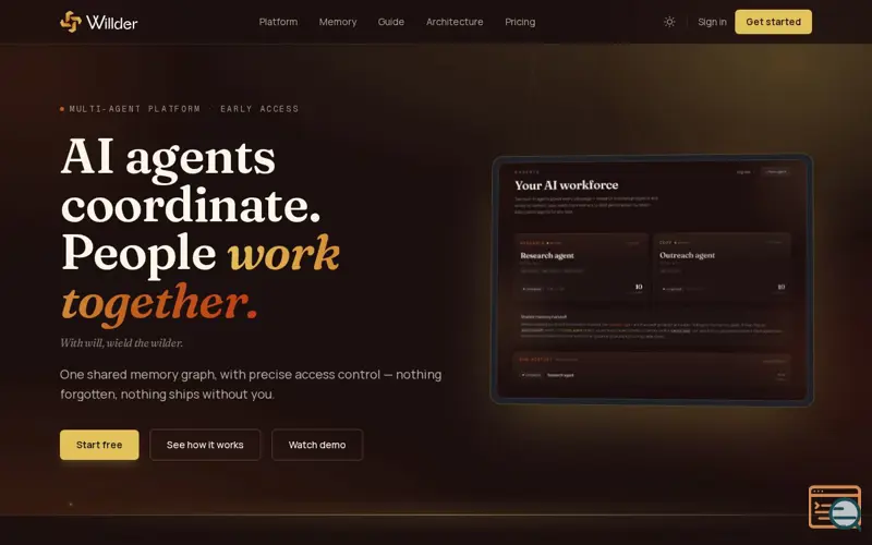 Screenshot of Willder