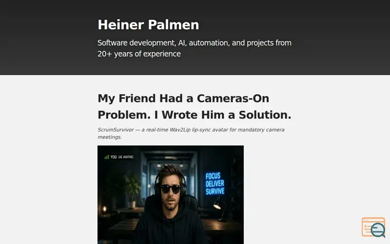 Screenshot of Heiner-palmen