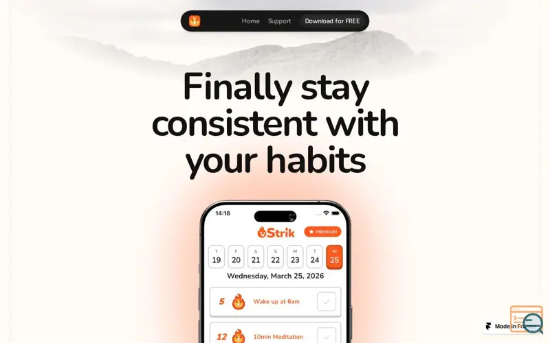Screenshot of STRIK