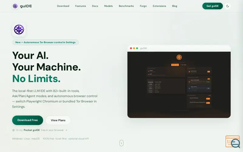 Screenshot of guIDE