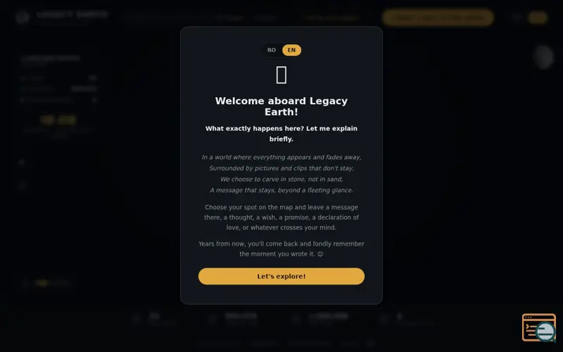 Screenshot of Legacy Earth
