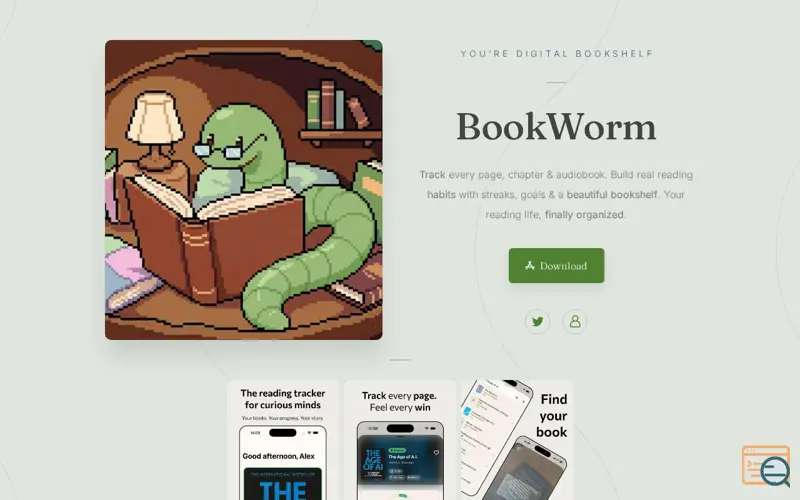 Screenshot of BookWorm