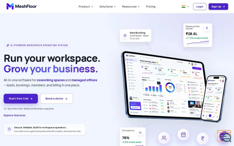Screenshot of Meshfloor
