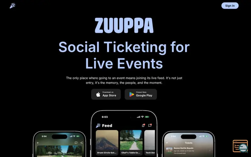 Screenshot of Zuuppa