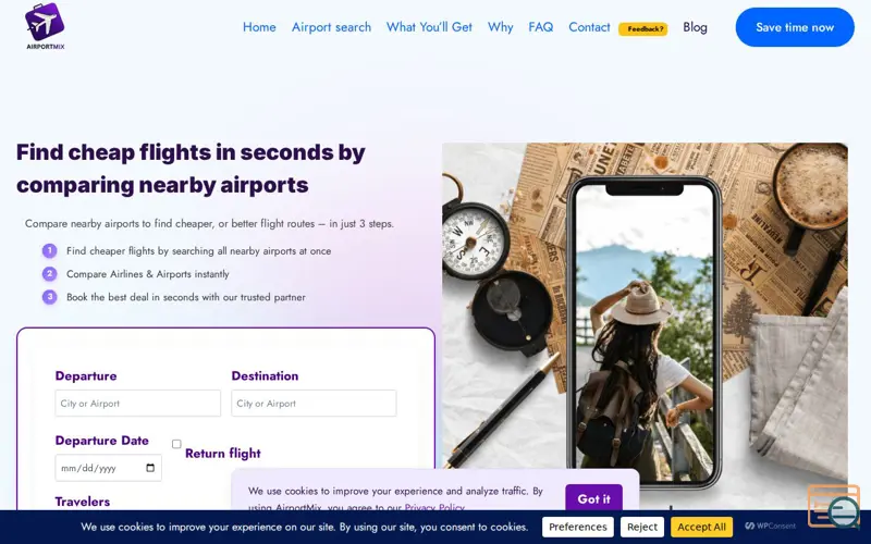Screenshot of AirportMix