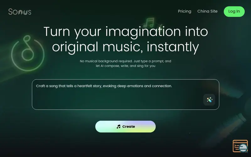 Screenshot of Sonus