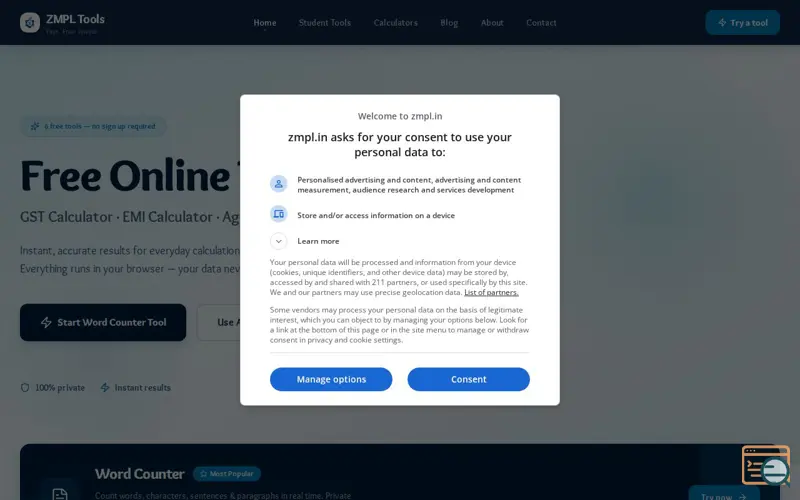 Screenshot of ZMPL Tools