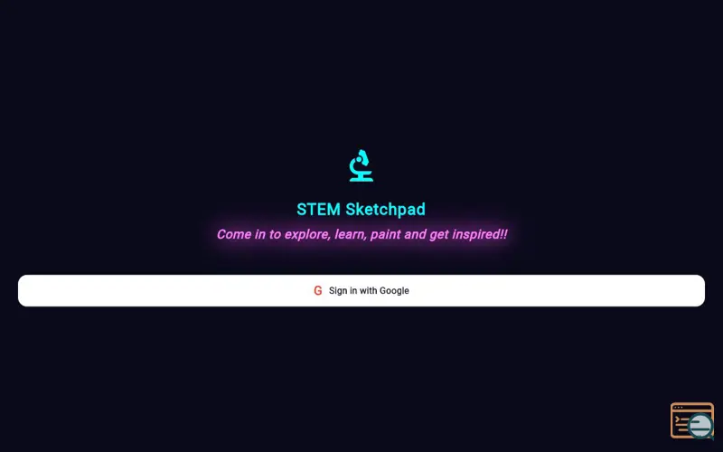 Screenshot of stem_sketch_pad