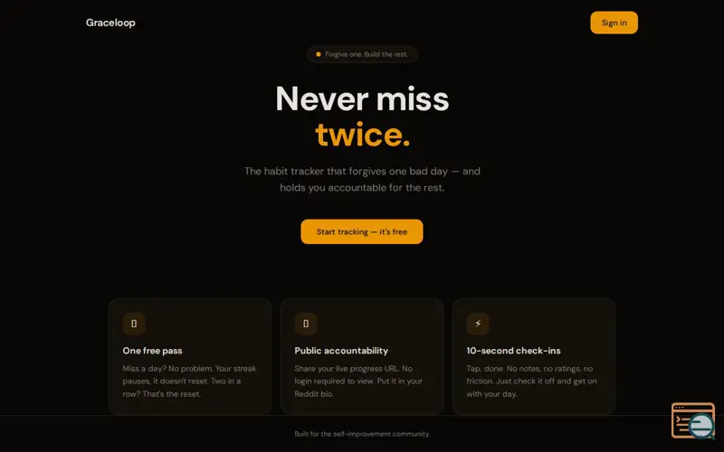 Screenshot of Graceloop