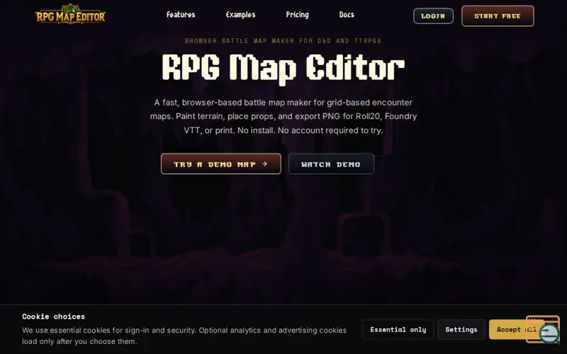 Screenshot of RPG Map Editor