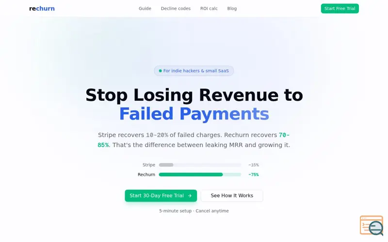 Screenshot of Rechurn