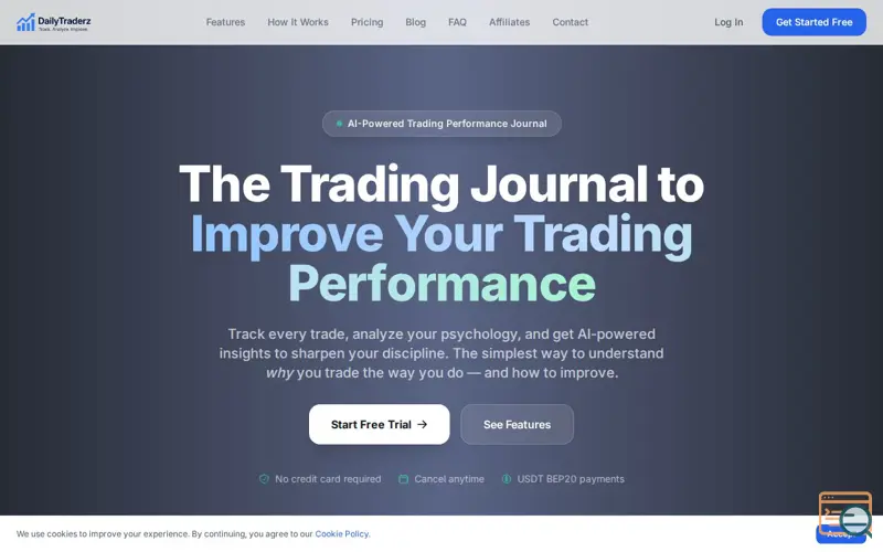 Screenshot of The Daily Traderz