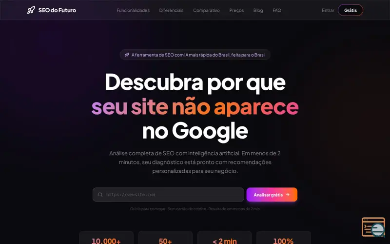 Screenshot of SEO do Futuro