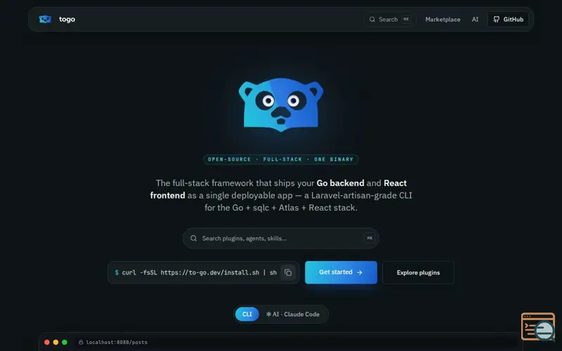 Screenshot of ToGO