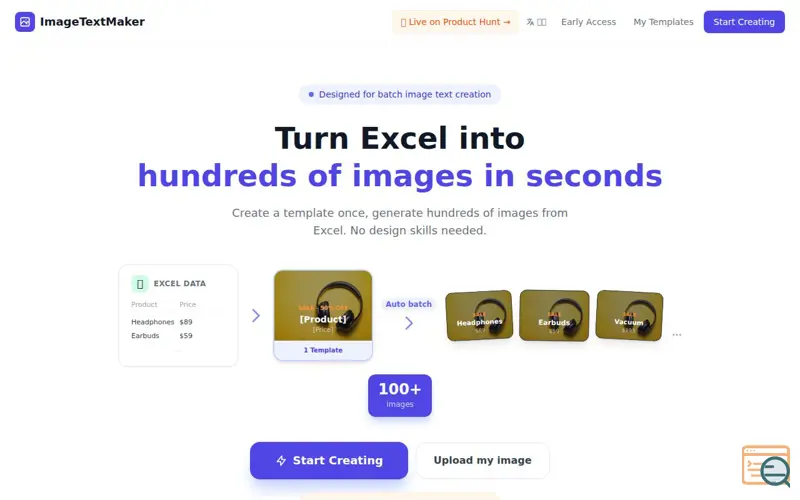 Screenshot of ImageTextMaker