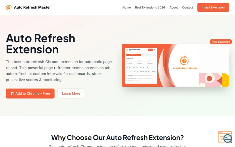 Screenshot of Auto Refresh Master