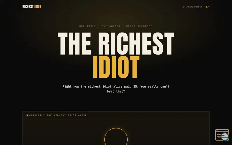 Screenshot of Richest Idiot