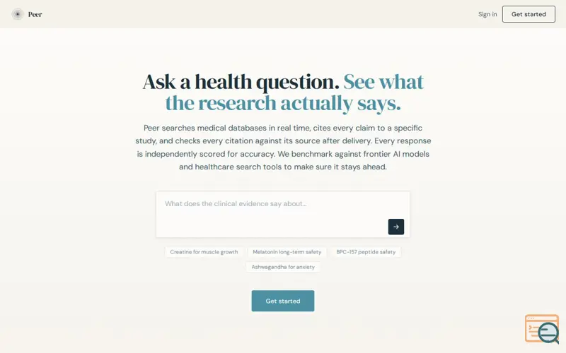 Screenshot of Peer