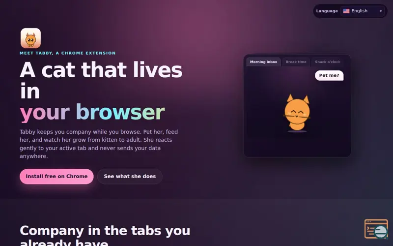 Screenshot of Tabby