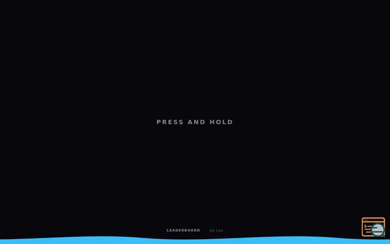 Screenshot of Press and Hold
