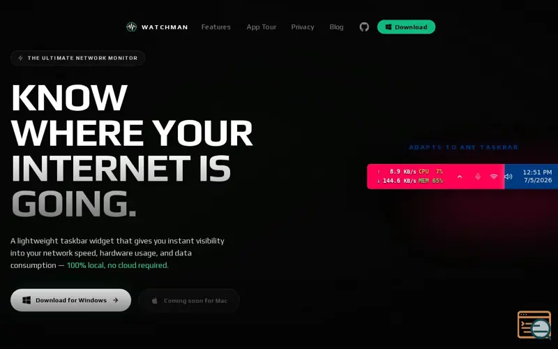 Screenshot of Watchman