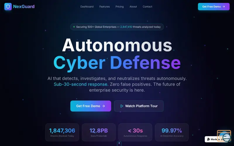 Screenshot of NexGuard
