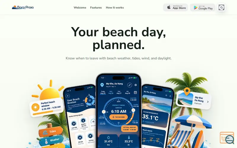 Screenshot of Bora Praia