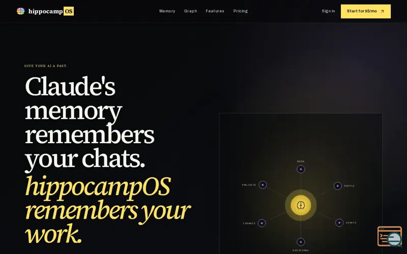Screenshot of hippocampOS