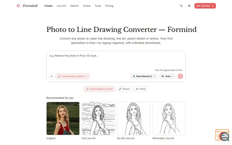 Screenshot of Formind