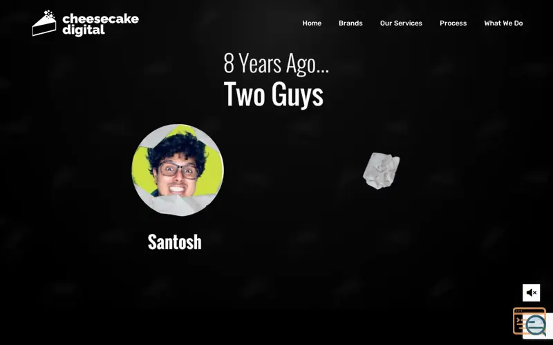 Screenshot of Cheesecake Digital