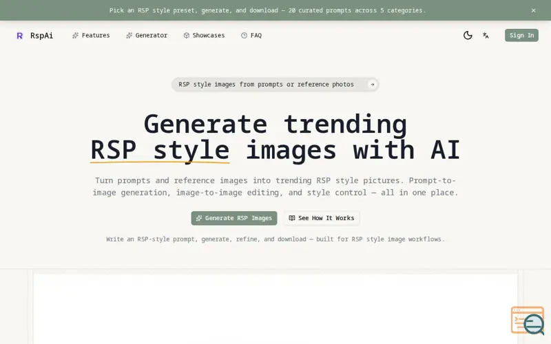 Screenshot of RspAi