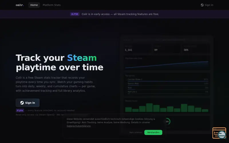 Screenshot of Coilr