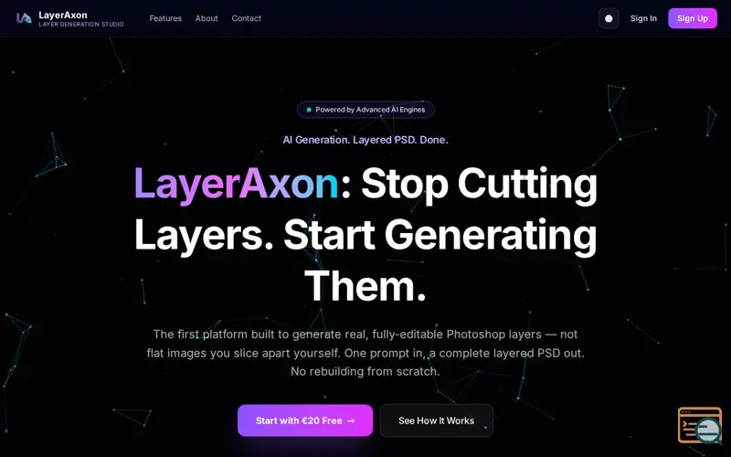 Screenshot of Layeraxon