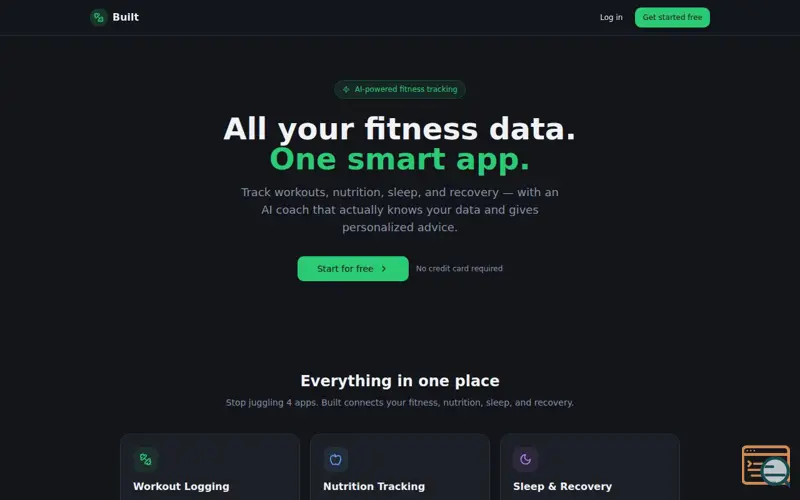 Screenshot of Built
