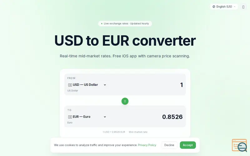 Screenshot of Converty - Currency Converter for Travel