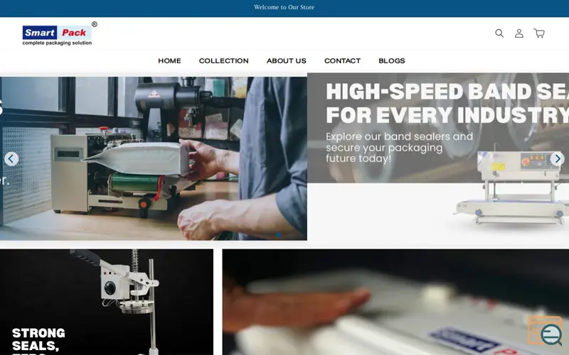Screenshot of Smart Pack Shop
