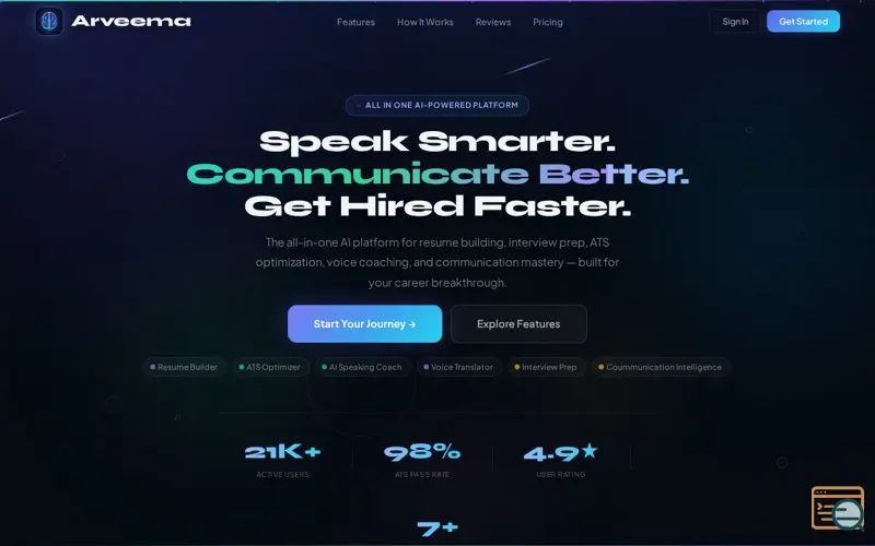 Screenshot of Arveema