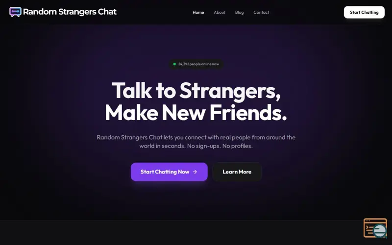 Screenshot of Random Strangers Chat