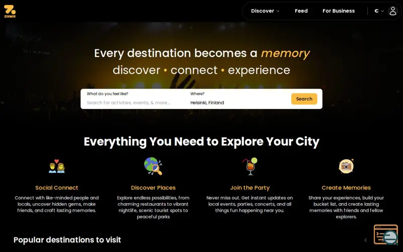Screenshot of Zormor, a launch using Zoho Books